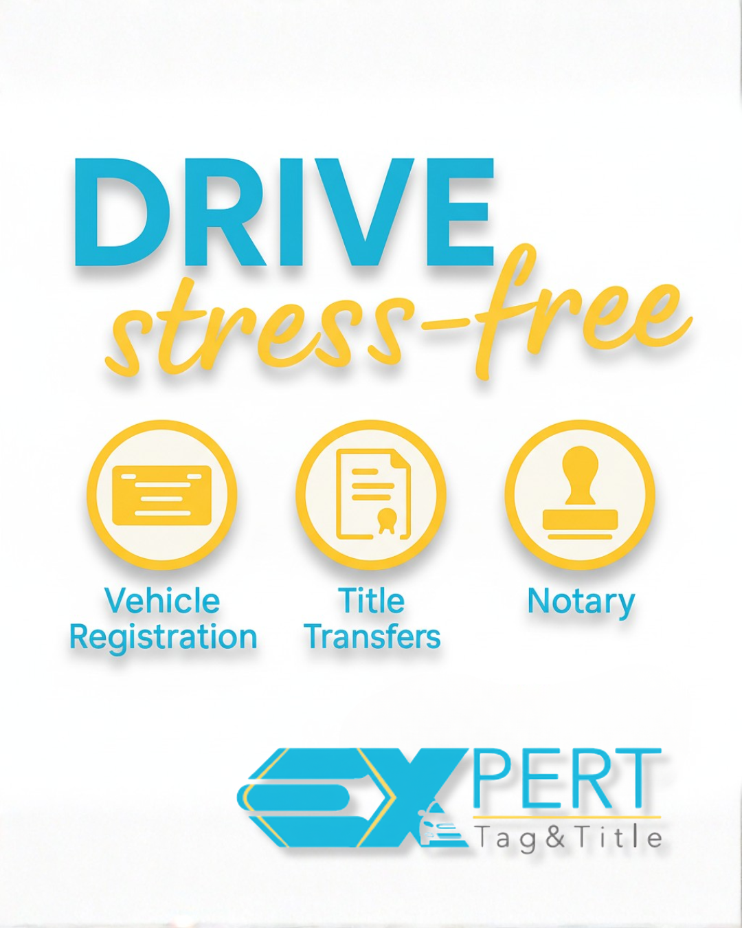EXpert Tag & Title — Drive Stress-Free